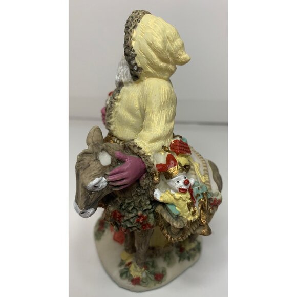 Vtg The International Santa Claus Collection Samichlaus Switzerland Donkey 1992 - Picture 4 of 5